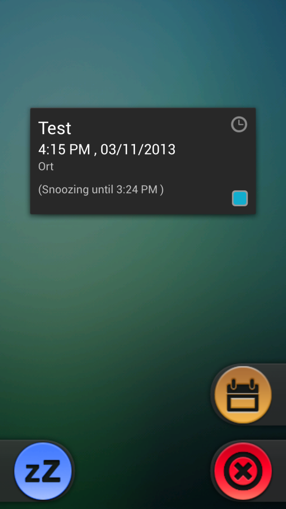 Android App Calendar Event Reminder foobarblog 2.0